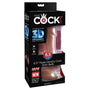 King Cock Plus 6.5 in. Triple Density Cock With Balls Realistic Suction Cup Dildo Tan - Royal Sins