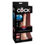 King Cock Plus 7 in. Triple Density Cock Realistic Dildo With Suction Cup Beige - Royal Sins