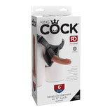 King Cock Strap - on Harness With 6 in. Cock Tan - Royal Sins