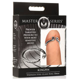 Kingpin Stainless Steel Glans Ring - 30MM - Royal Sins