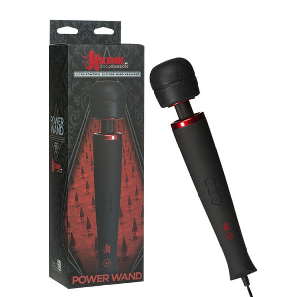 Kink By Doc Johnson Power Wand Rechargeable - Royal Sins