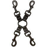 Kink Leather Submissive Accessories All Access Clips Black - Royal Sins