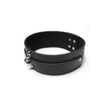 KinkLab Bondage Basics Leather Collar (Black) - Royal Sins