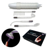 KinkLab Neon Wand Electrosex Kit ( White handle/Purple Elec) - Royal Sins