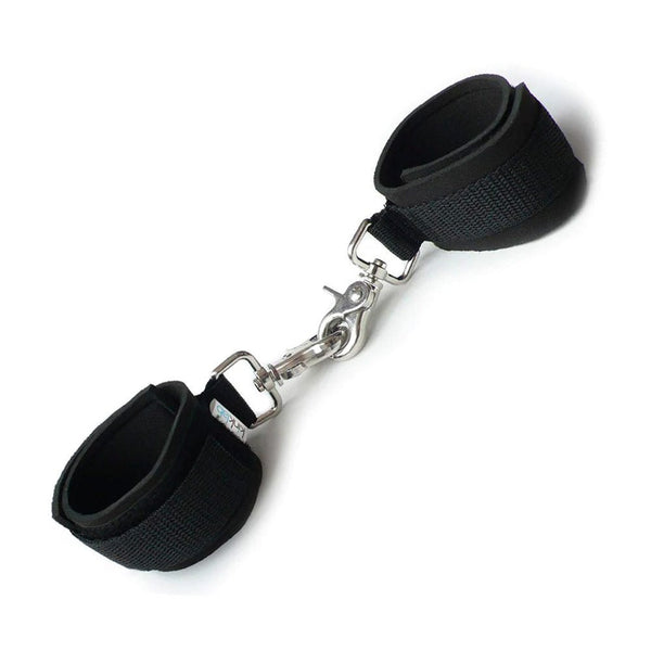 Kinklab Neoprene Black on Black Cuffs - Royal Sins