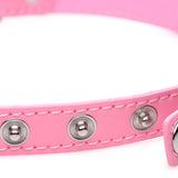 Kinky Kitty Ring Slim Choker - Pink - Royal Sins