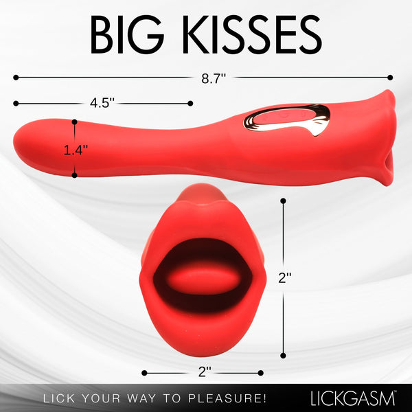 Kiss and Tell Pro Dual - ended Kissing Vibrator - Royal Sins