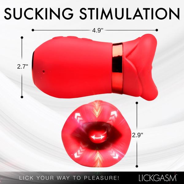 Kiss Me More Kissing, Sucking and Vibrating Clitoral Stimulator - Royal Sins
