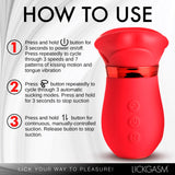 Kiss Me More Kissing, Sucking and Vibrating Clitoral Stimulator - Royal Sins
