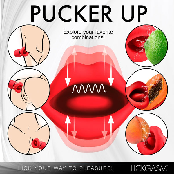 Kiss Me More Kissing, Sucking and Vibrating Clitoral Stimulator - Royal Sins