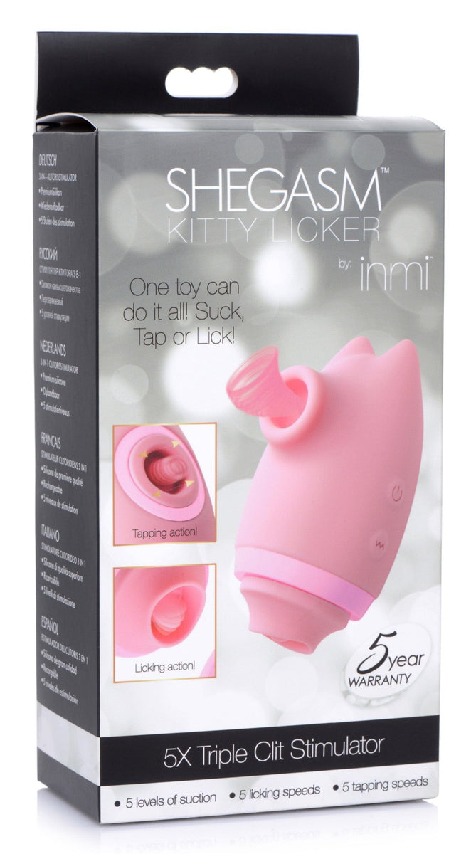 Kitty Licker 5X 3 in 1 Clit Stimulator - Royal Sins