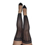Kixies Lindsay Footless Fishnet Thigh - High Size D - Royal Sins