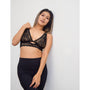Kixies Peek - A - Boo Lace Bralette Black L Hanging - Royal Sins