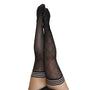 Kixies Tiffany Diamond Thigh - High Black Size D - Royal Sins