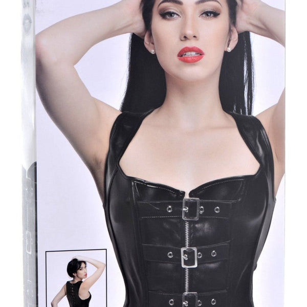 Lace - up Corset and Thong - Large - Royal Sins