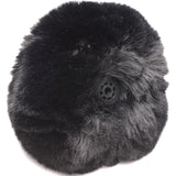 Large Anal Plug with Interchangeable Bunny Tail - Black - Royal Sins