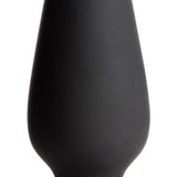 Large Anal Plug with Interchangeable Bunny Tail - Black - Royal Sins