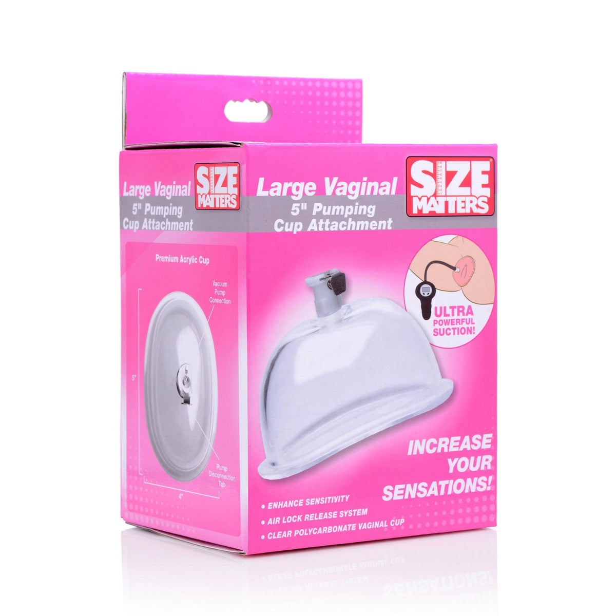 Large Vaginal 5 inch Pumping Cup Attachment - Royal Sins