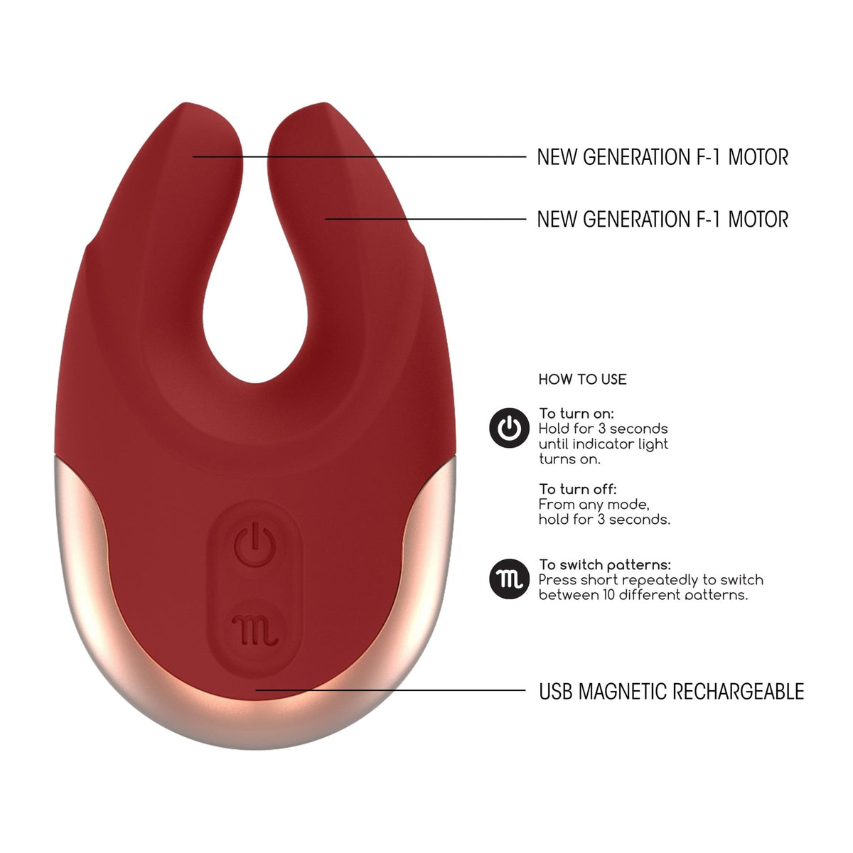 Lavish Silicone Clitoral Stimulator - Royal Sins