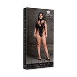 Le Desir Shade Cyllene XLVIII Bodysuit with Turtleneck Black Queen Size - Royal Sins