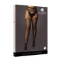 Le Desir Suspender Leopard Pantyhose Black Queen Size - Royal Sins