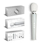 Le Wand All That Glimmers Petite Rechargeable Vibrating Massager Special Edition Set White - Royal Sins