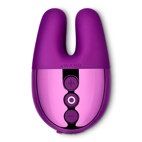 Le Wand Chrome Double Vibe - Dark Cherry - Royal Sins