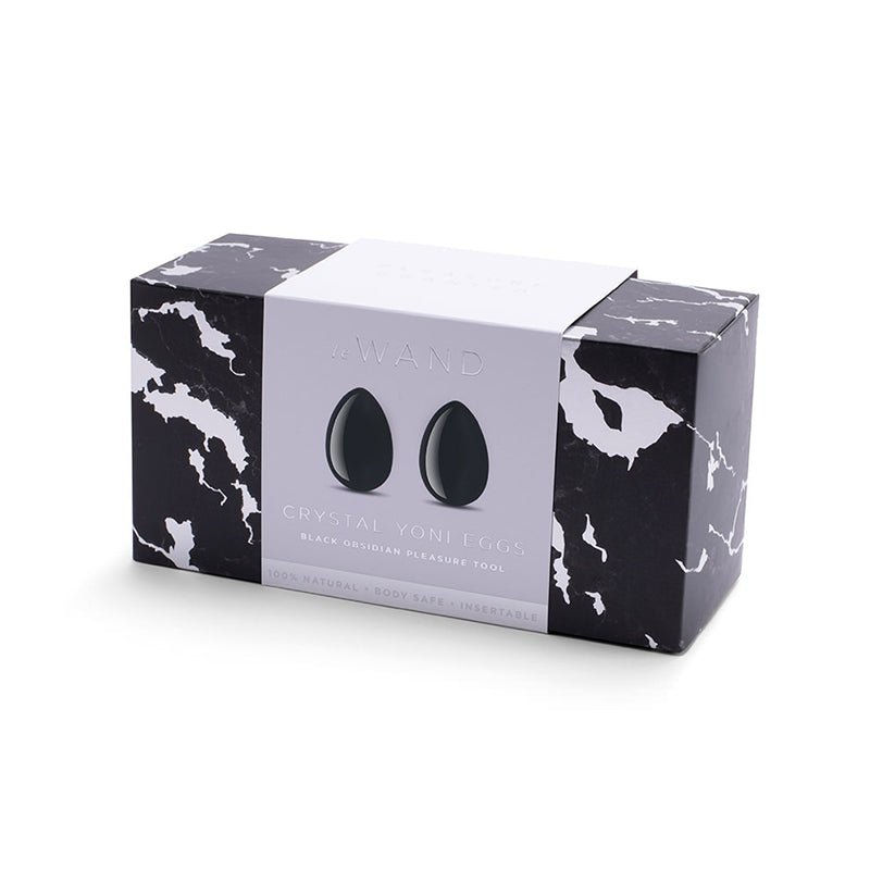 Le Wand Crystal Yoni Eggs Black Obsidian - Royal Sins