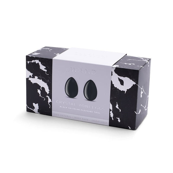 Le Wand Crystal Yoni Eggs Black Obsidian - Royal Sins