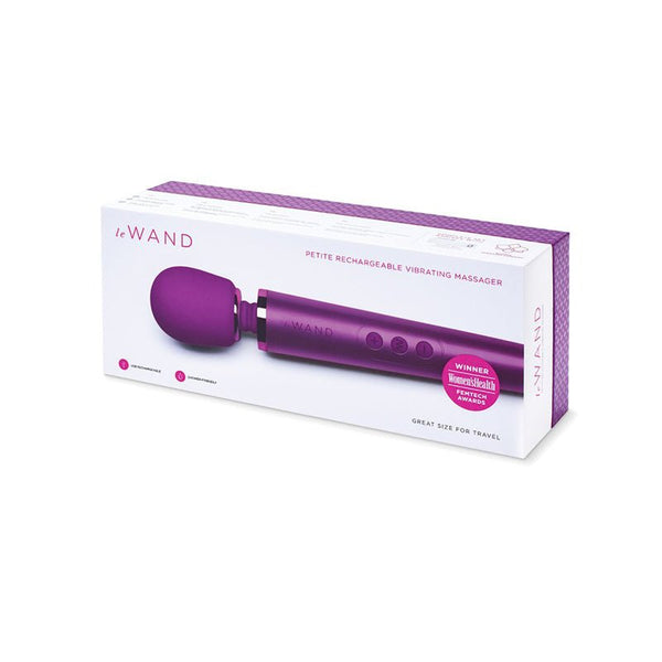 Le Wand Petite Rechargeable Massager Dark Cherry - Royal Sins