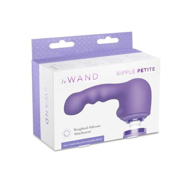 Le Wand Petite Ripple Weighted Silicone Attachment - Royal Sins