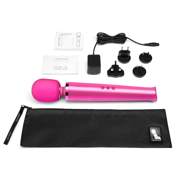 Le Wand Rechargeable Vibrating Massager Magenta - Royal Sins