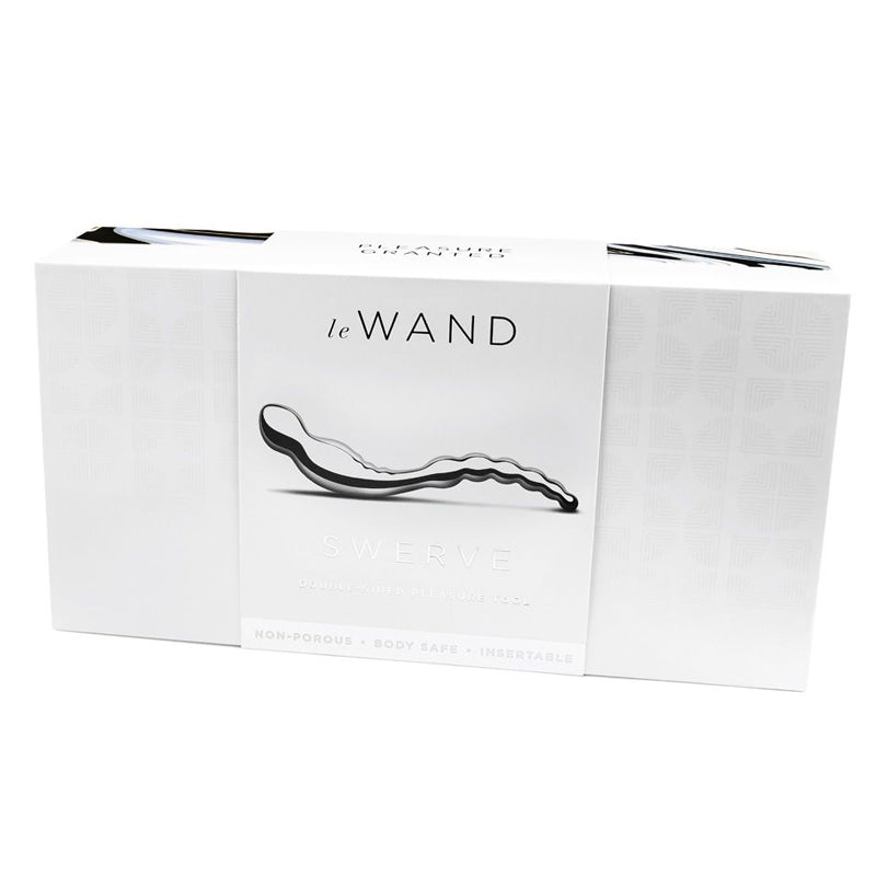 Le Wand Swerve Stainless Steel Massager - Royal Sins