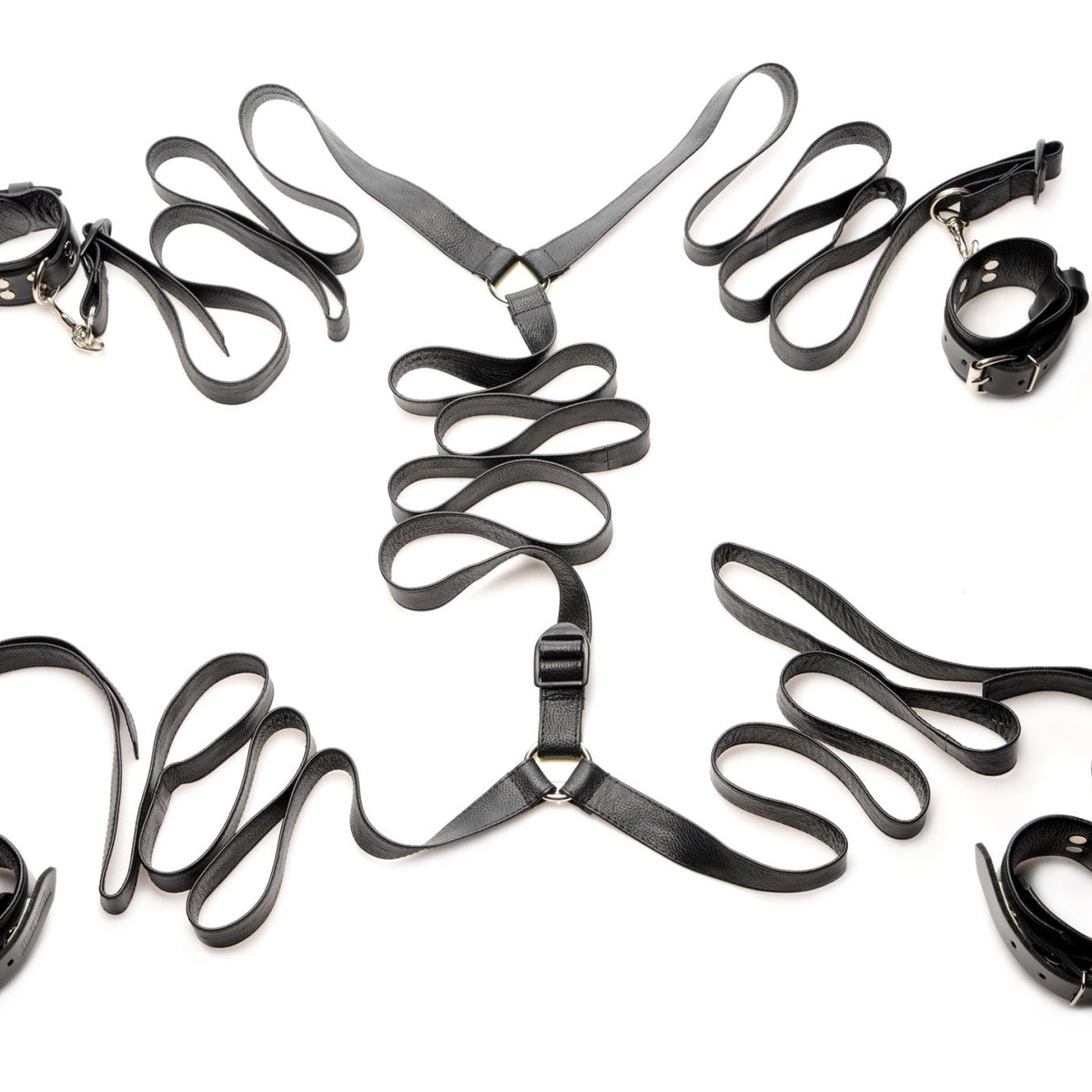 Leather Bed Restraint Kit - Royal Sins