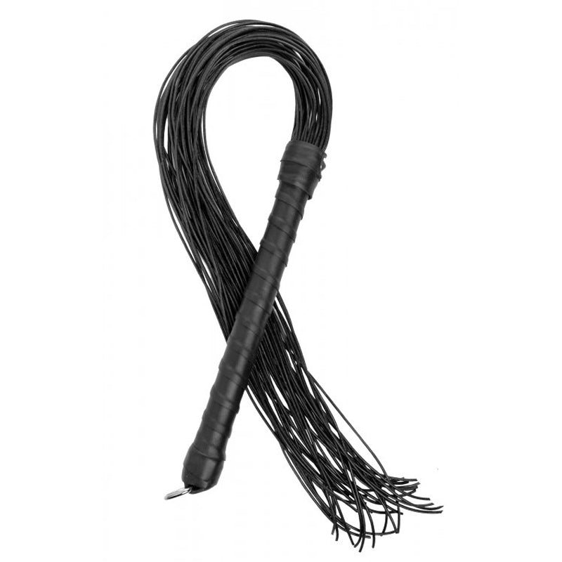 Leather Cord Flogger - Royal Sins