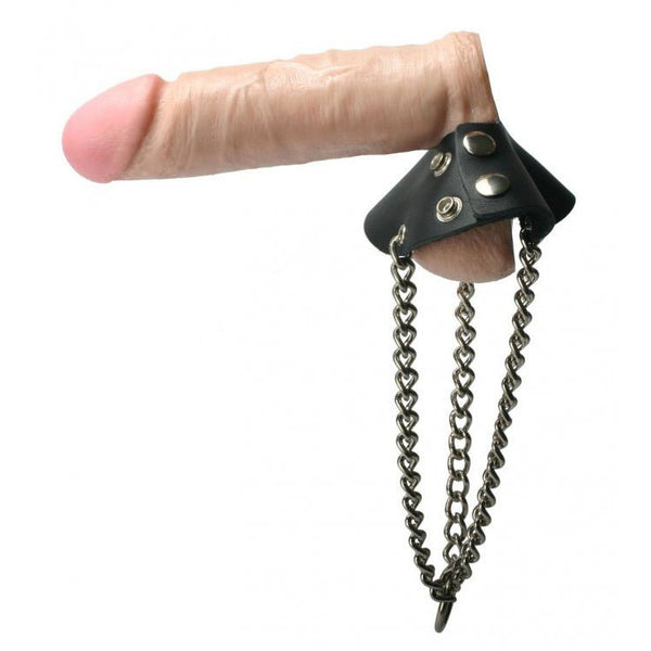 Leather Parachute Ball Stretcher - Royal Sins