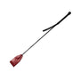 Leather Riding Crop Burgunday & Black - Royal Sins