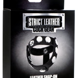 Leather Snap - on Cock Harness - Black - Royal Sins