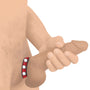 Leather Speed Snap Cock Ring - Red - Royal Sins