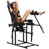 Leg Spreader Obedience Chair with Sex Machine - Royal Sins