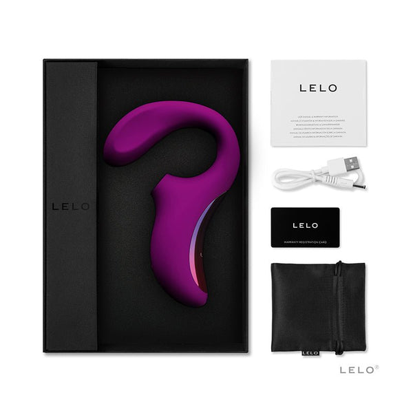 LELO ENIGMA CRUISE Suction Dual Stimulator Deep Rose - Royal Sins