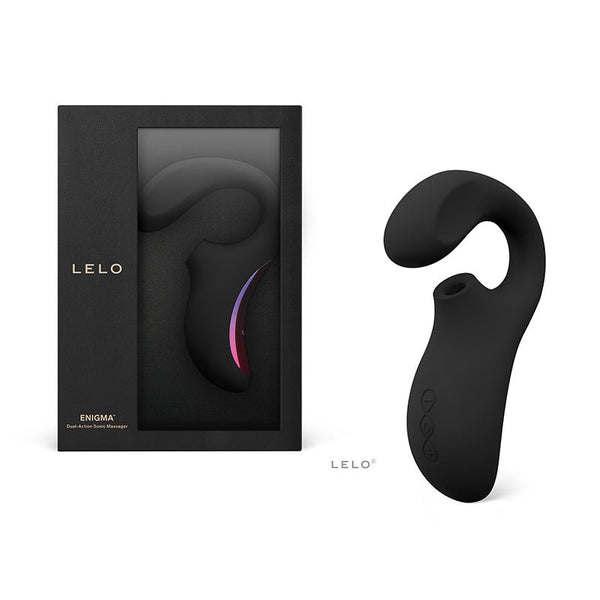 LELO ENIGMA Suction Dual Stimulator Black - Royal Sins