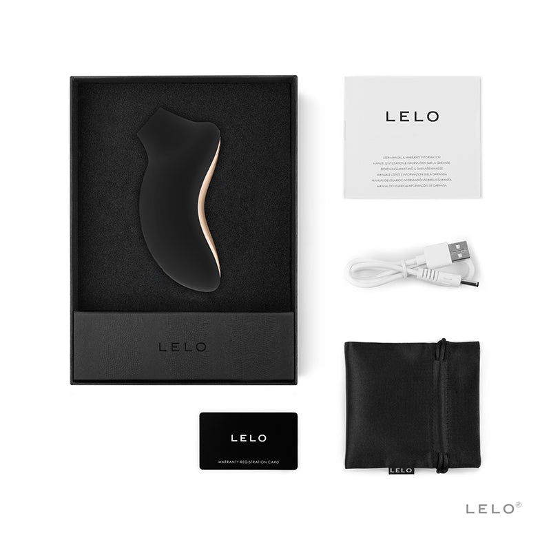 LELO SONA 2 Rechargeable Clitoral Stimulator Black - Royal Sins