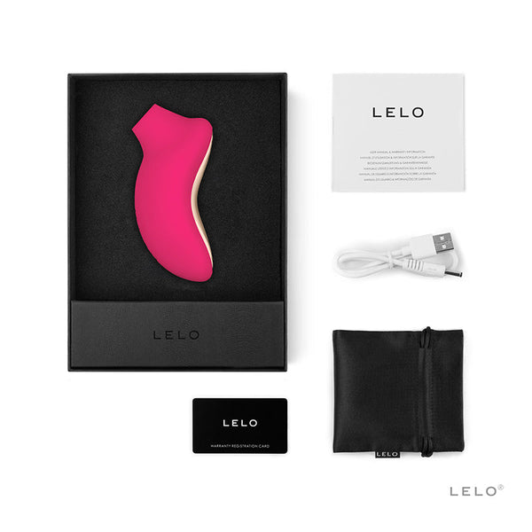 LELO SONA 2 Rechargeable Clitoral Stimulator Cerise - Royal Sins