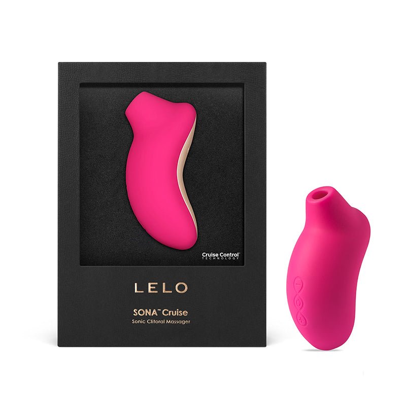LELO SONA Cruise Rechargeable Clitoral Stimulator Cerise - Royal Sins