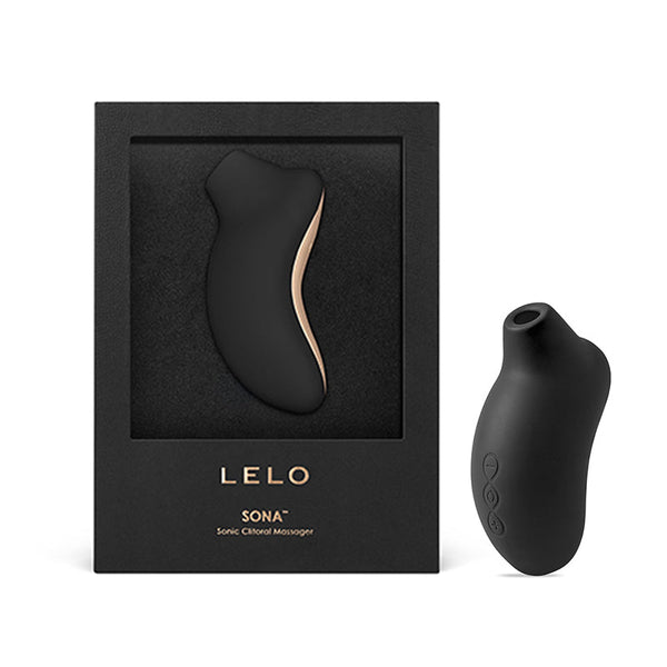 LELO SONA Rechargeable Clitoral Stimulator Black - Royal Sins
