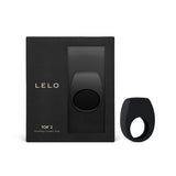 LELO TOR 2 Rechargeable Vibrating Cockring Black - Royal Sins
