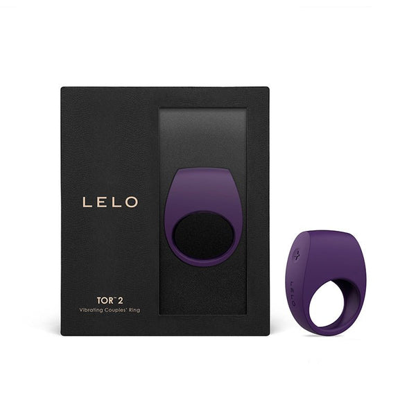 LELO TOR 2 Rechargeable Vibrating Cockring Purple - Royal Sins