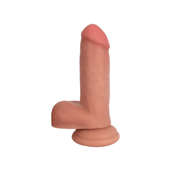 Light Bareskin Dildo with Balls - 6 Inch - Royal Sins