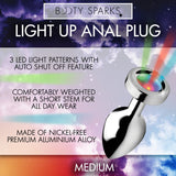 Light Up Anal Plug - Medium - Royal Sins